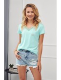 Denim shorts with holes 30073 - Online store - Boutique